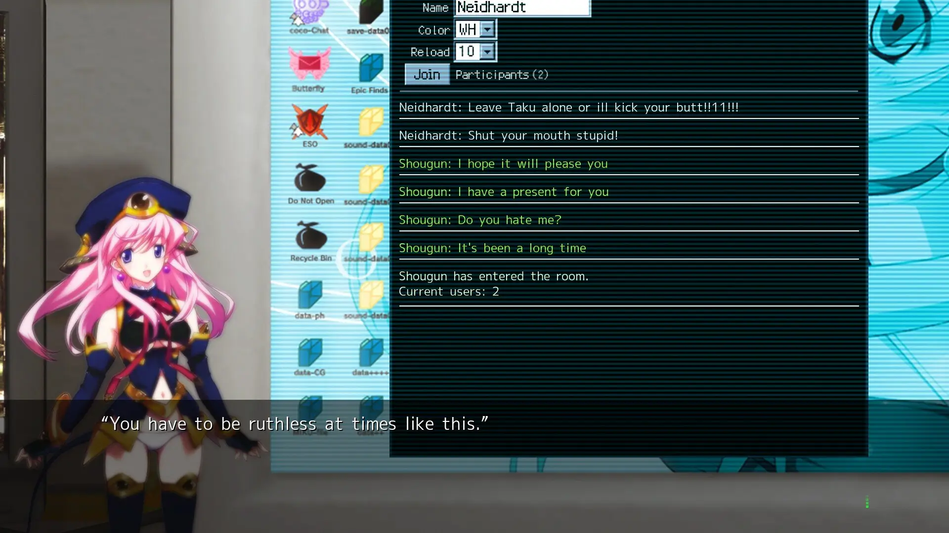 Screenshot of CHAOS;HEAD NOAH taken on 2025-01-13