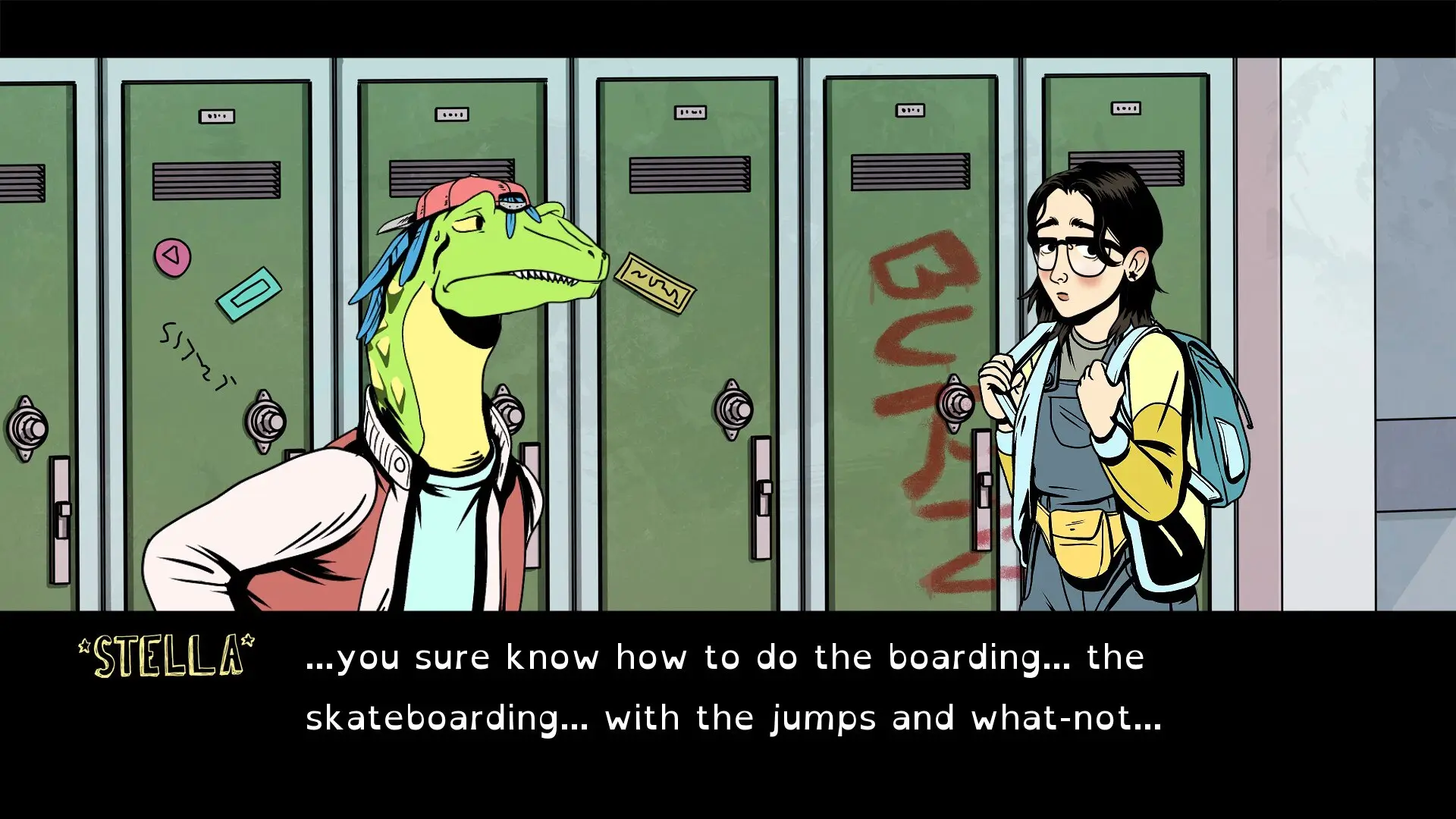 Screenshot of Raptor Boyfriend: A High School Romance taken on 2025-03-27