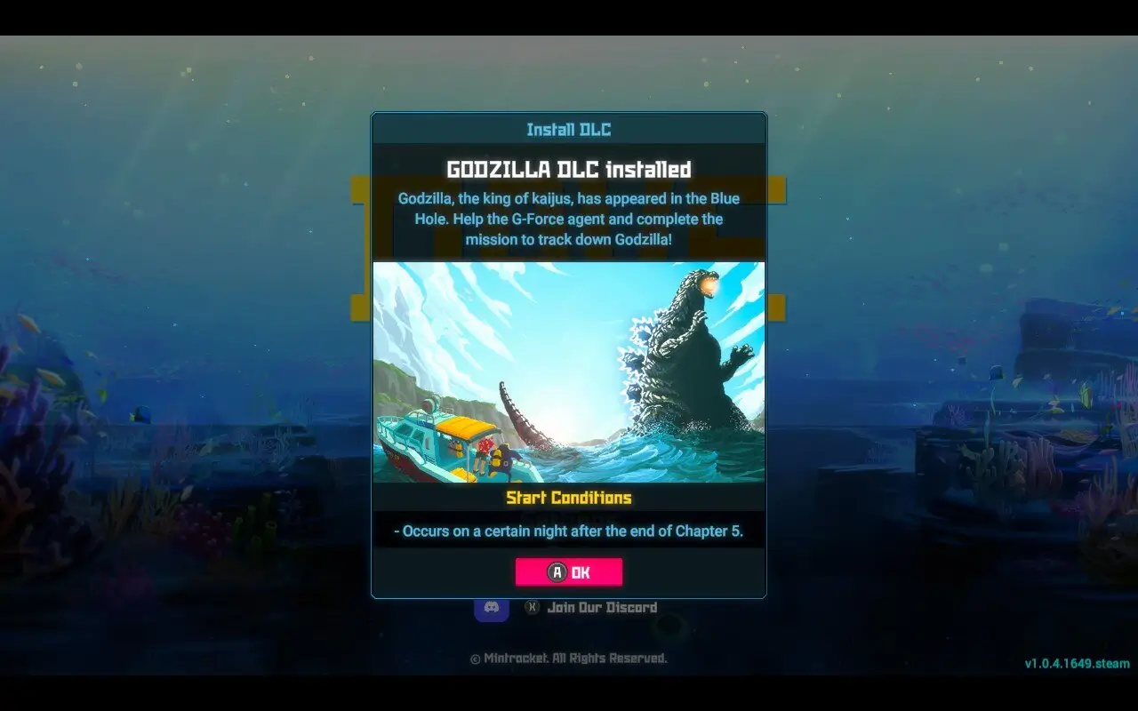 Screenshot of DAVE THE DIVER taken on 2025-06-22