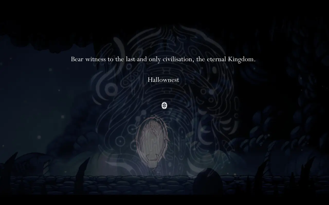 Screenshot of Hollow Knight taken on 2025-08-23