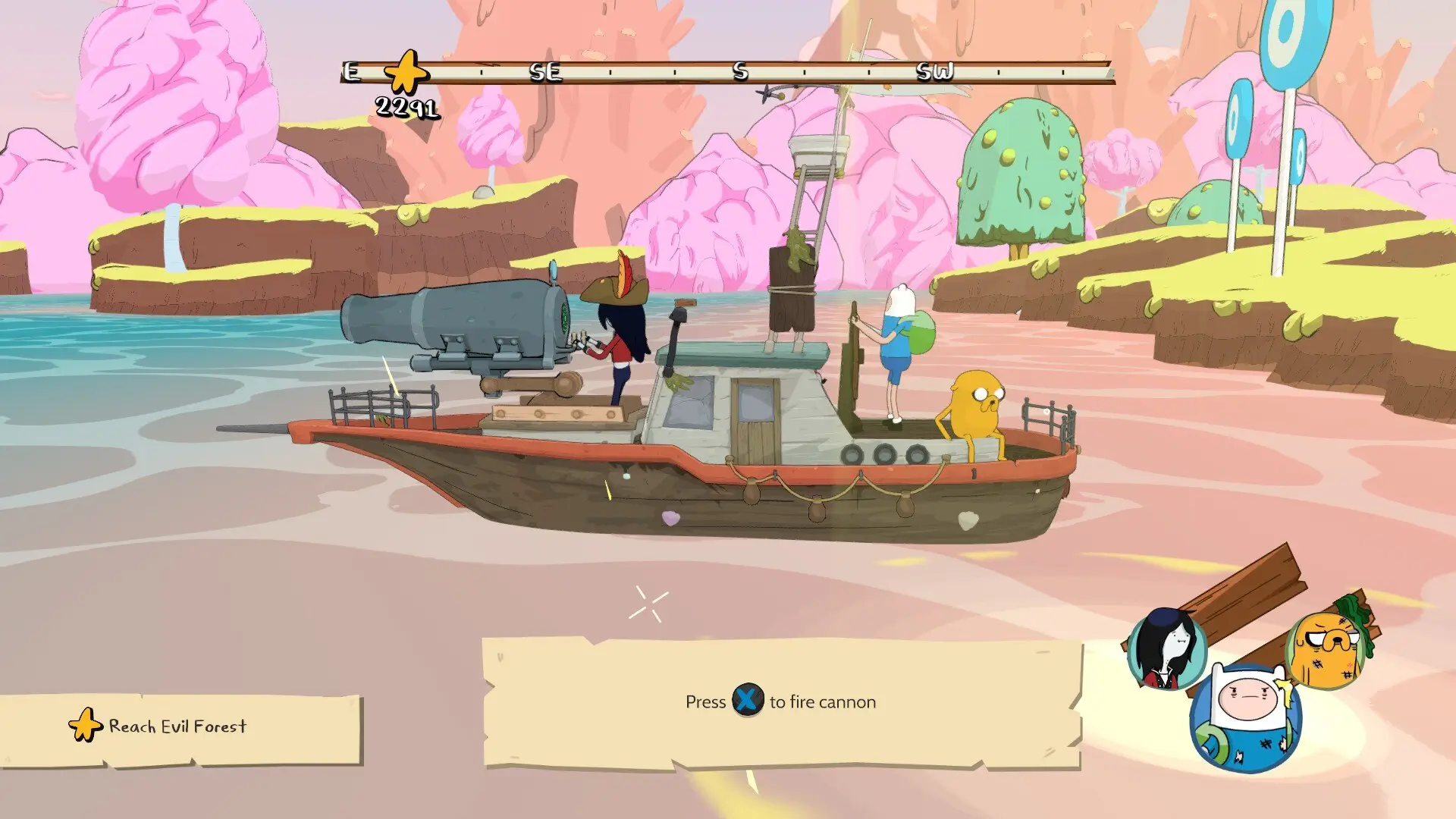 Screenshot of Adventure Time: Pirates of the Enchiridion taken on 2025-11-08