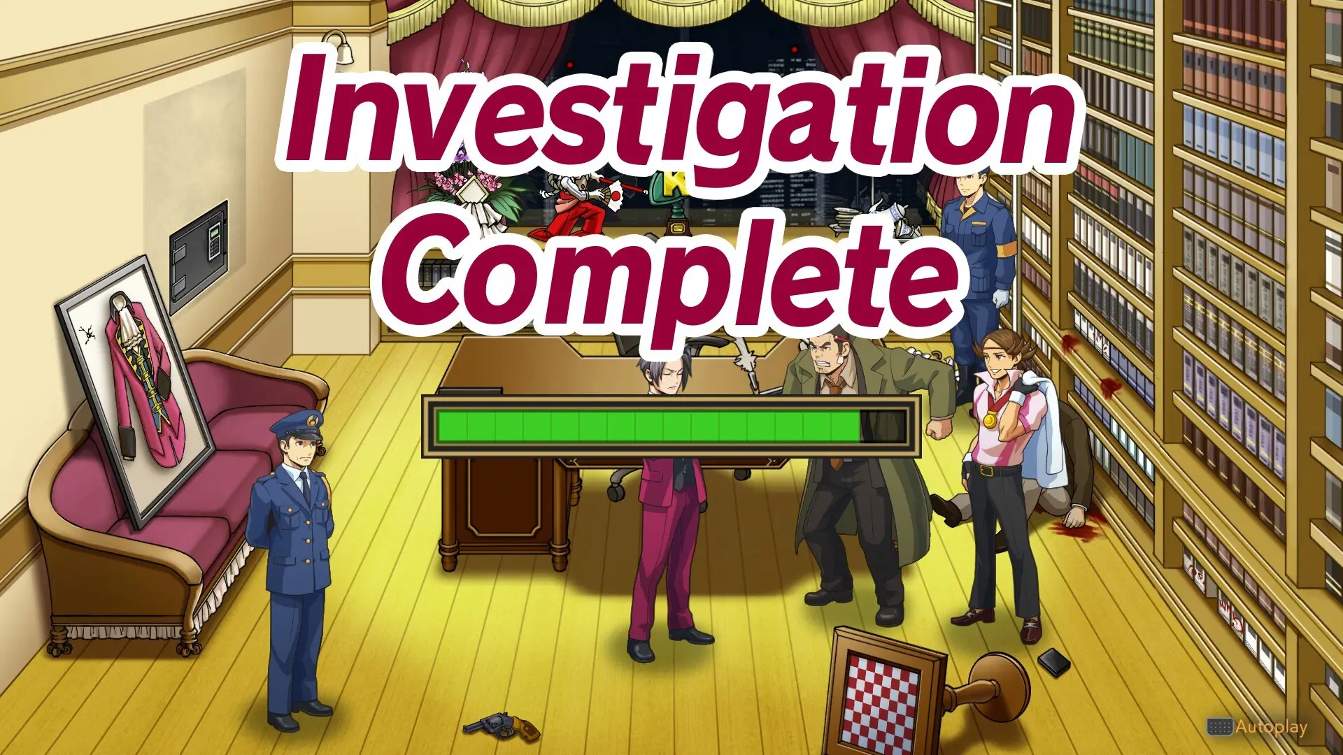 Screenshot of Ace Attorney Investigations Collection taken on 2025-11-09