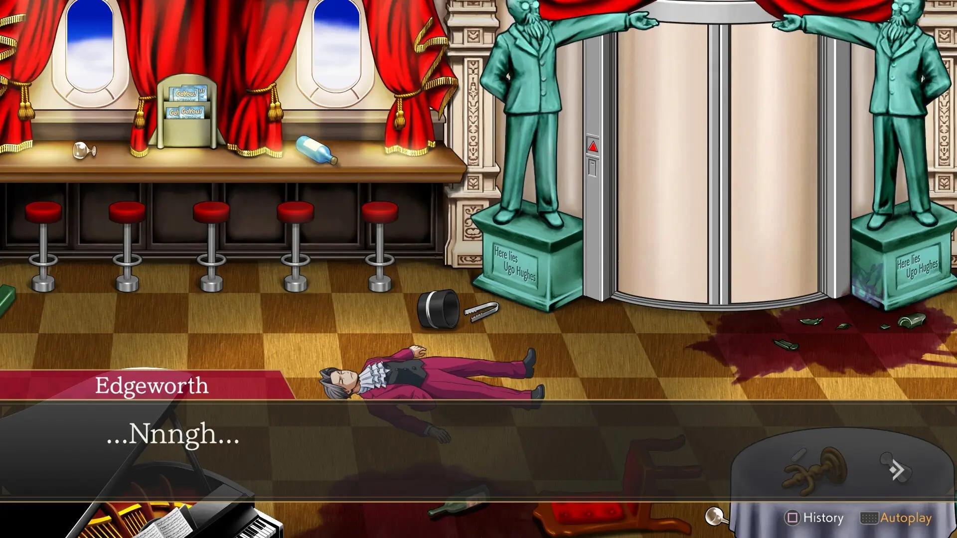 Screenshot of Ace Attorney Investigations Collection taken on 2025-11-11