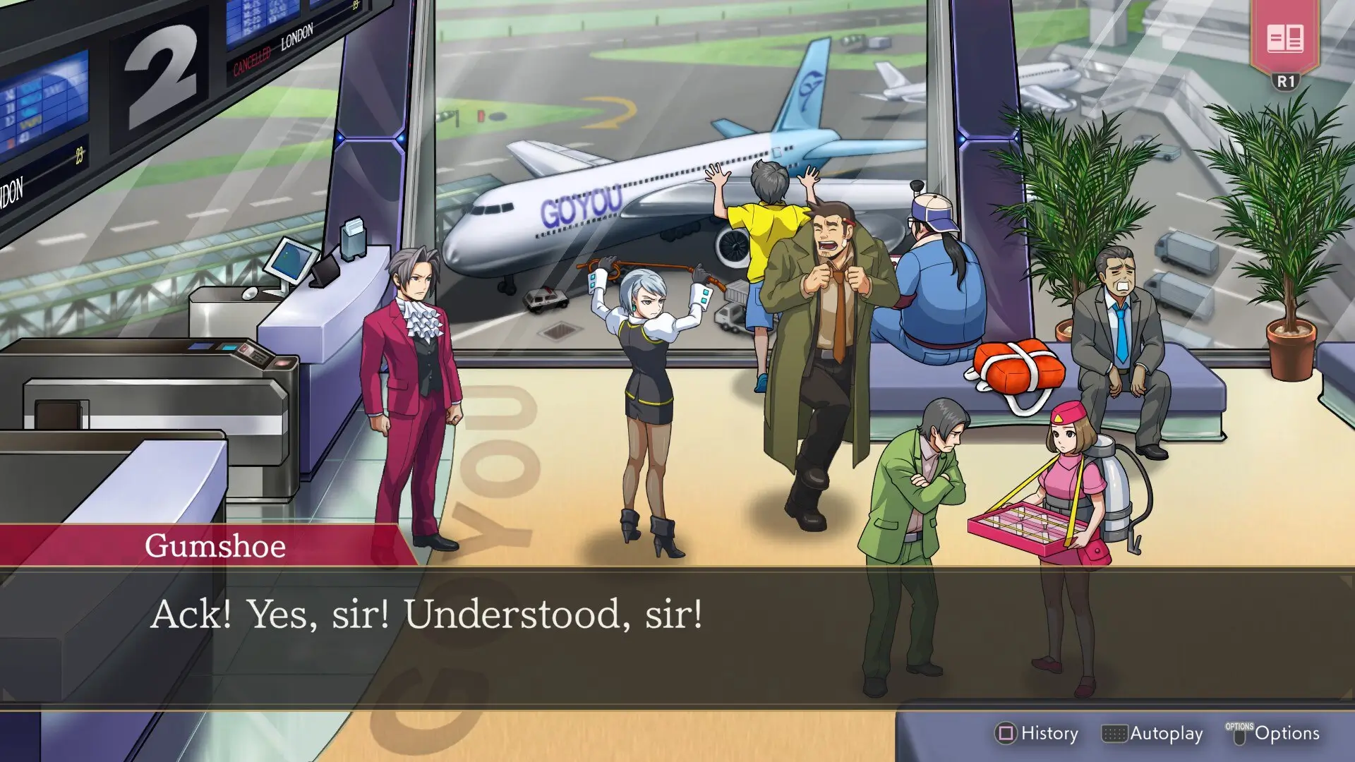 Screenshot of Ace Attorney Investigations Collection taken on 2025-11-14